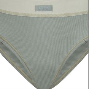 Skims cotton rib underwear size xxs color mineral